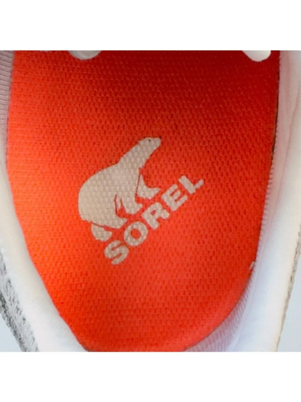 SOREL out and About Women's Sneakers Gray/White Textile/Leather Lace-up Lightwei